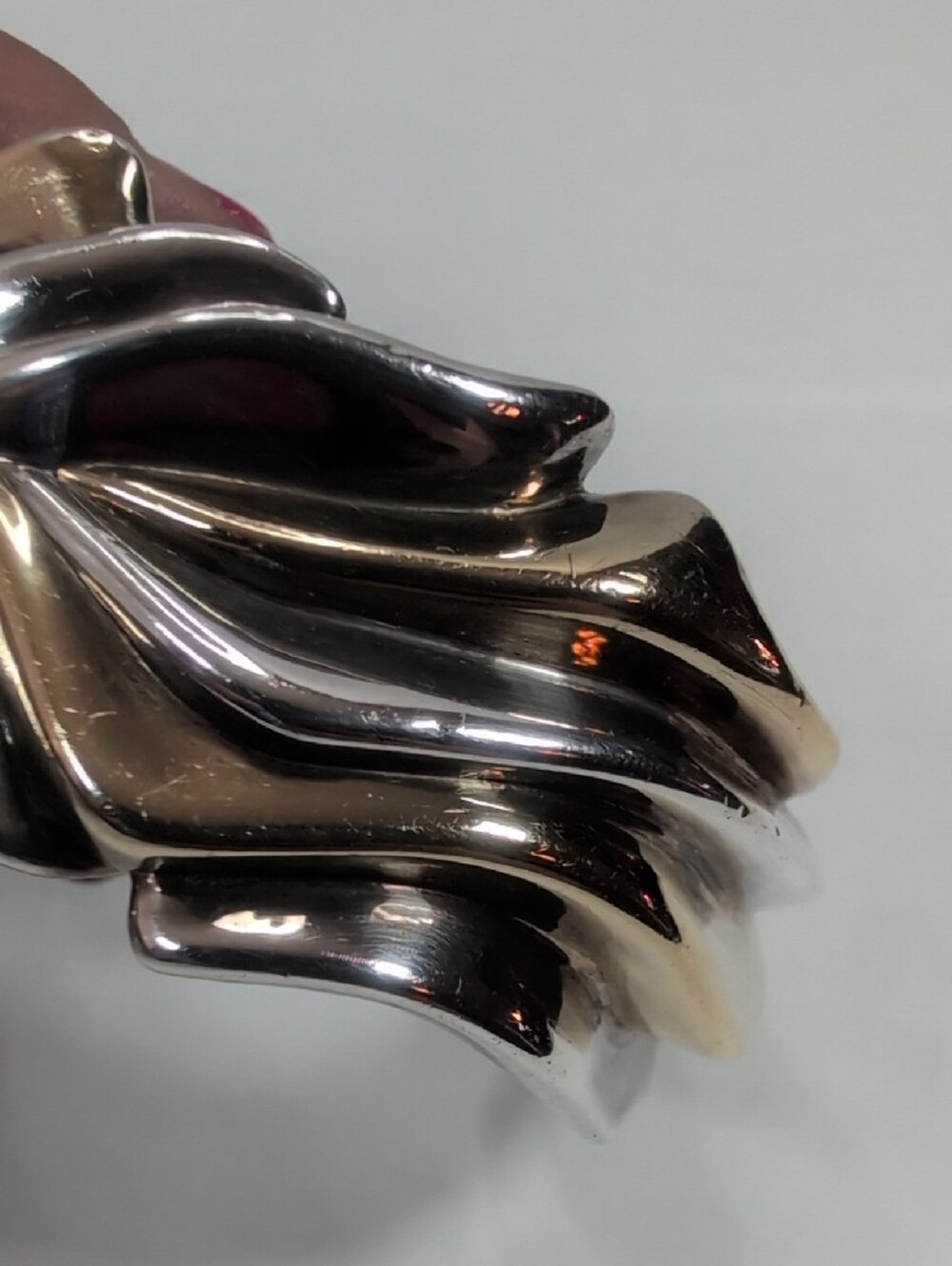 Vintage Orit Schatzman O.S. 925 Sterling Silver Two-Tone Sculpture - Picture 5 of 10